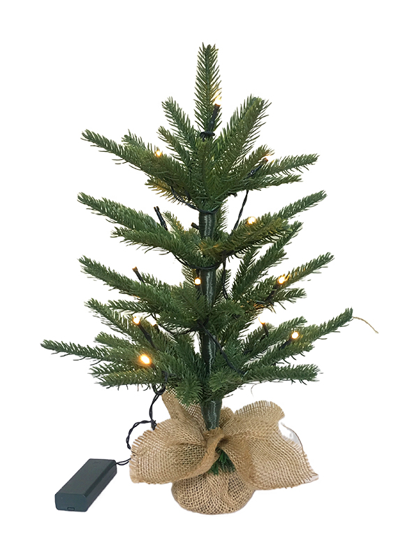 PE シリーズ-40CM 小さなクリスマスツリーリネン布足